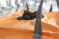 Orange 500kg Big Bag FIBC With Filler Cords , Large FIBC Jumbo Bag