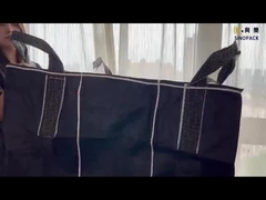 खतरनाक रासायनिक पाउडर के लिए डिसिपेटिव FIBC एंटी स्टेटिक बल्क बैग CROHMIQ नीला / सफेद