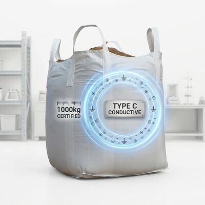 खरीदना Bulk Chemical Raw Material Transportation Bag 1000kg Conductive Static Protection Type C for Catalyst Powder online manufacture