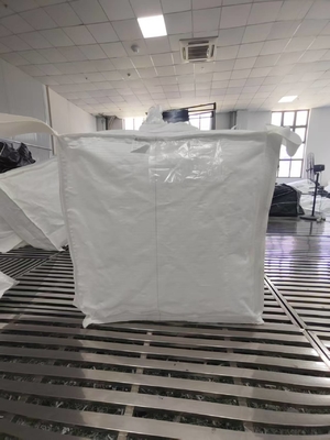 खाद्य ग्रेड एफआईबीसी 1000 किलो एसडब्ल्यूएल जिसमें 2 लिफ्टिंग लूप और यूवी उपचार है